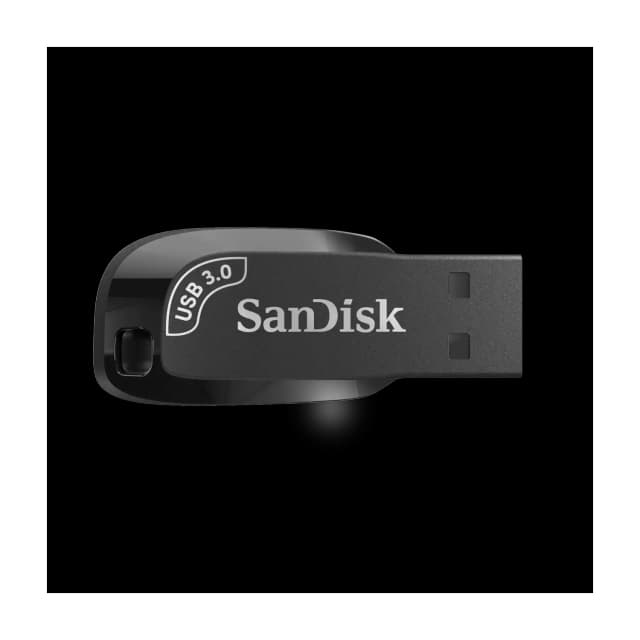 Pen Drive Sandisk Ultra Shift 3.0 USB Black 64GB