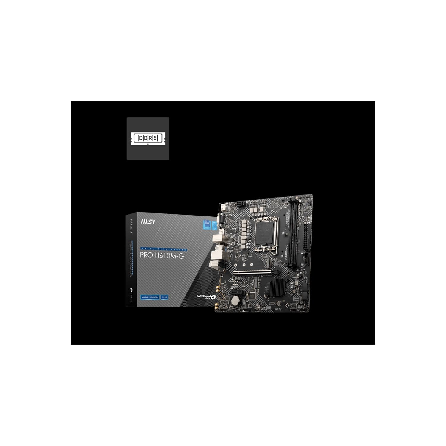 Motherboard MSI PRO H610M-G LGA1700 DDR5