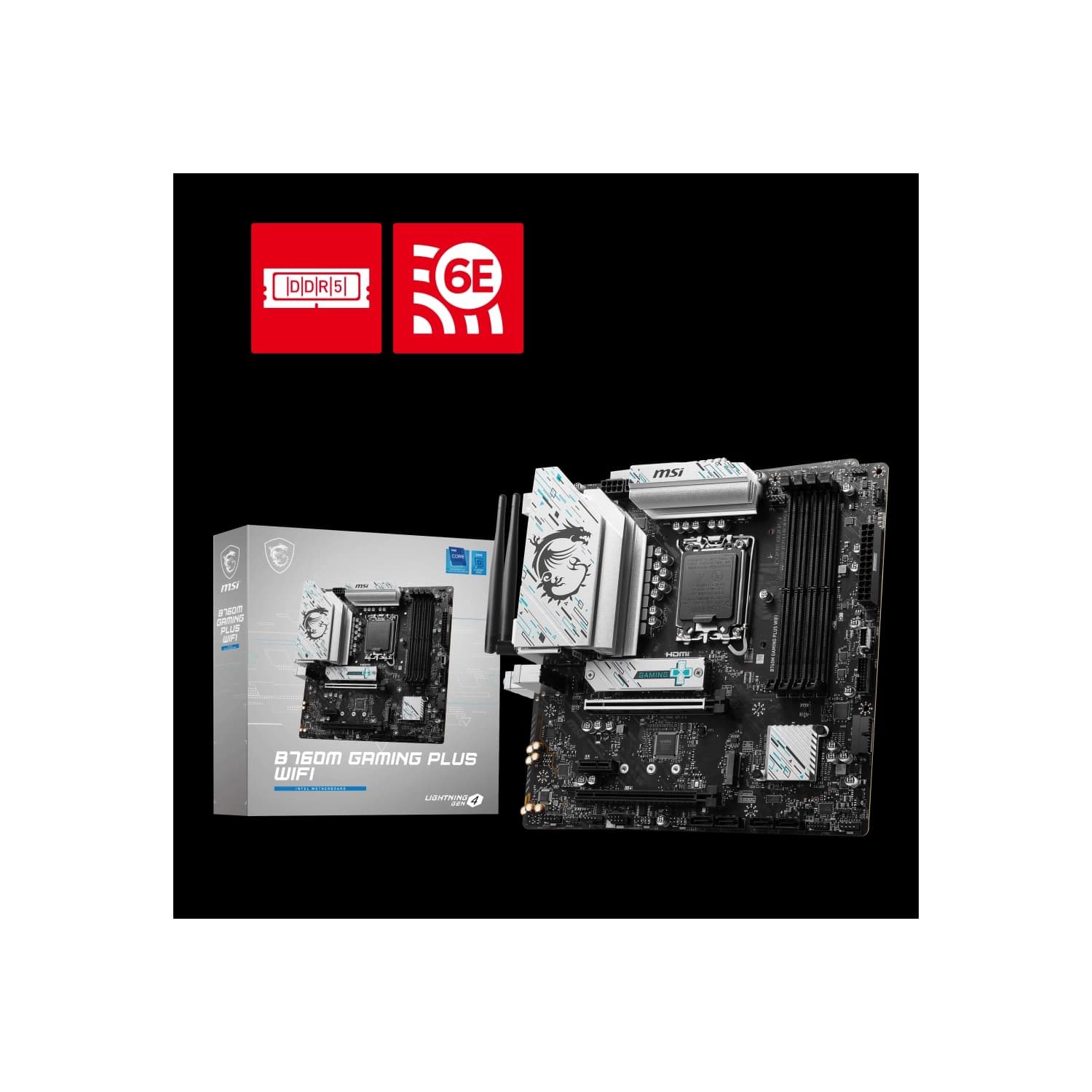 Motherboard MSI B760M GAMING PLUS WIFI DDR5 LGA1700