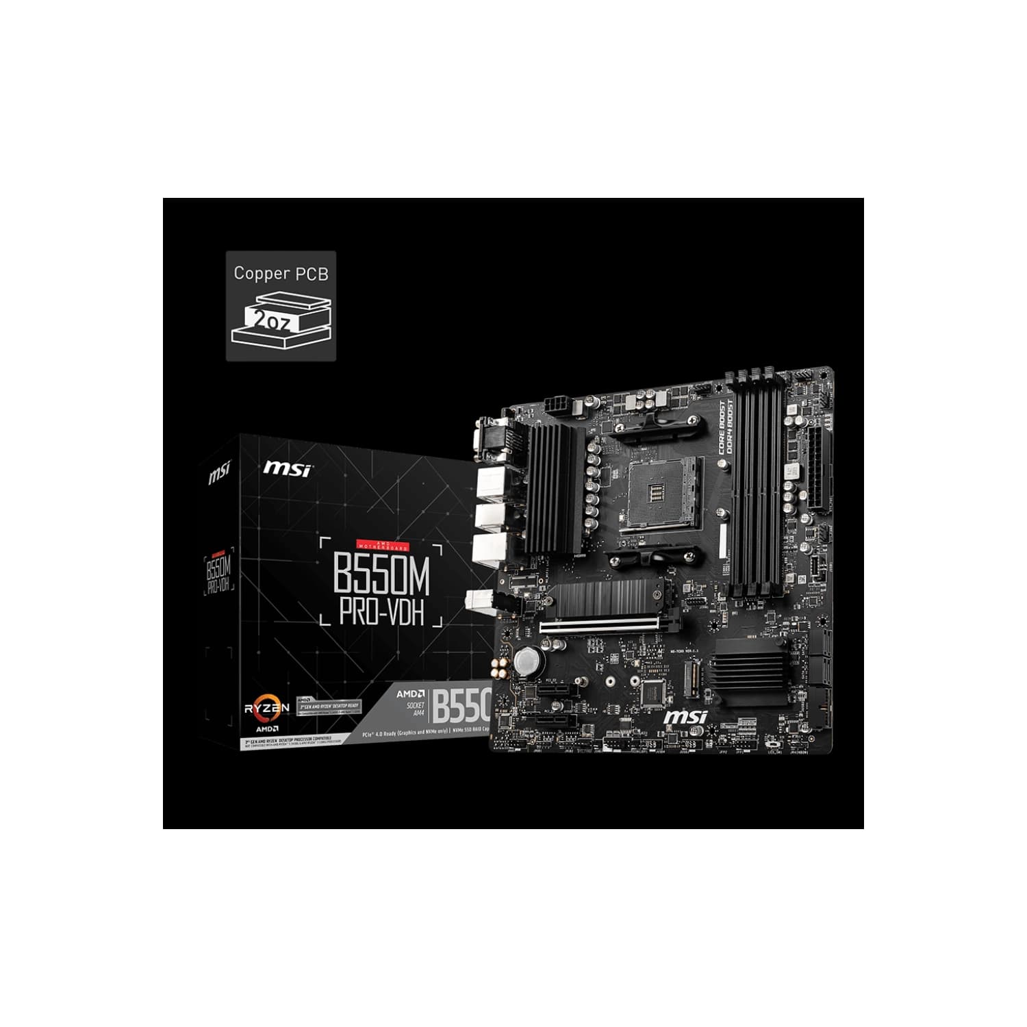 Mother MSI B550M PRO-VDH (AM4)