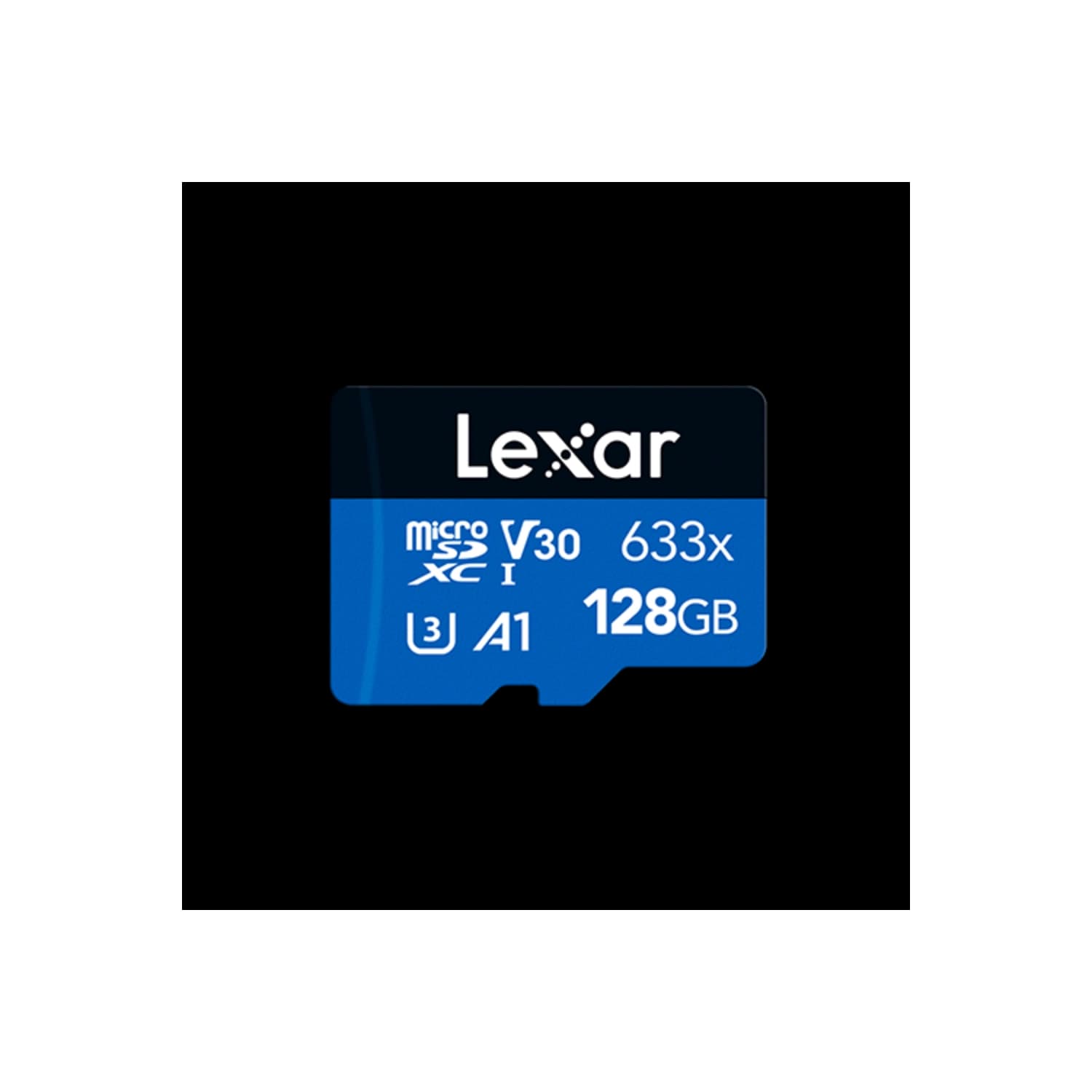 Tarjeta microSDXC Lexar 633x 128GB UHS-I C10 con adaptador