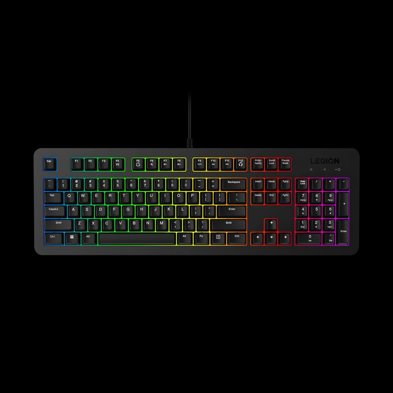 Teclado Gamer Lenovo Legion Km310 Membrana Rgb