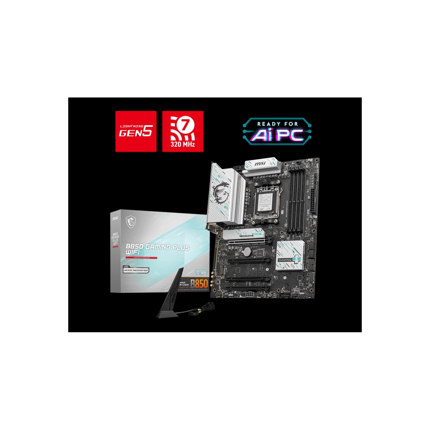 Motherboard MSI B850 GAMING PLUS WIFI AM5 DDR5