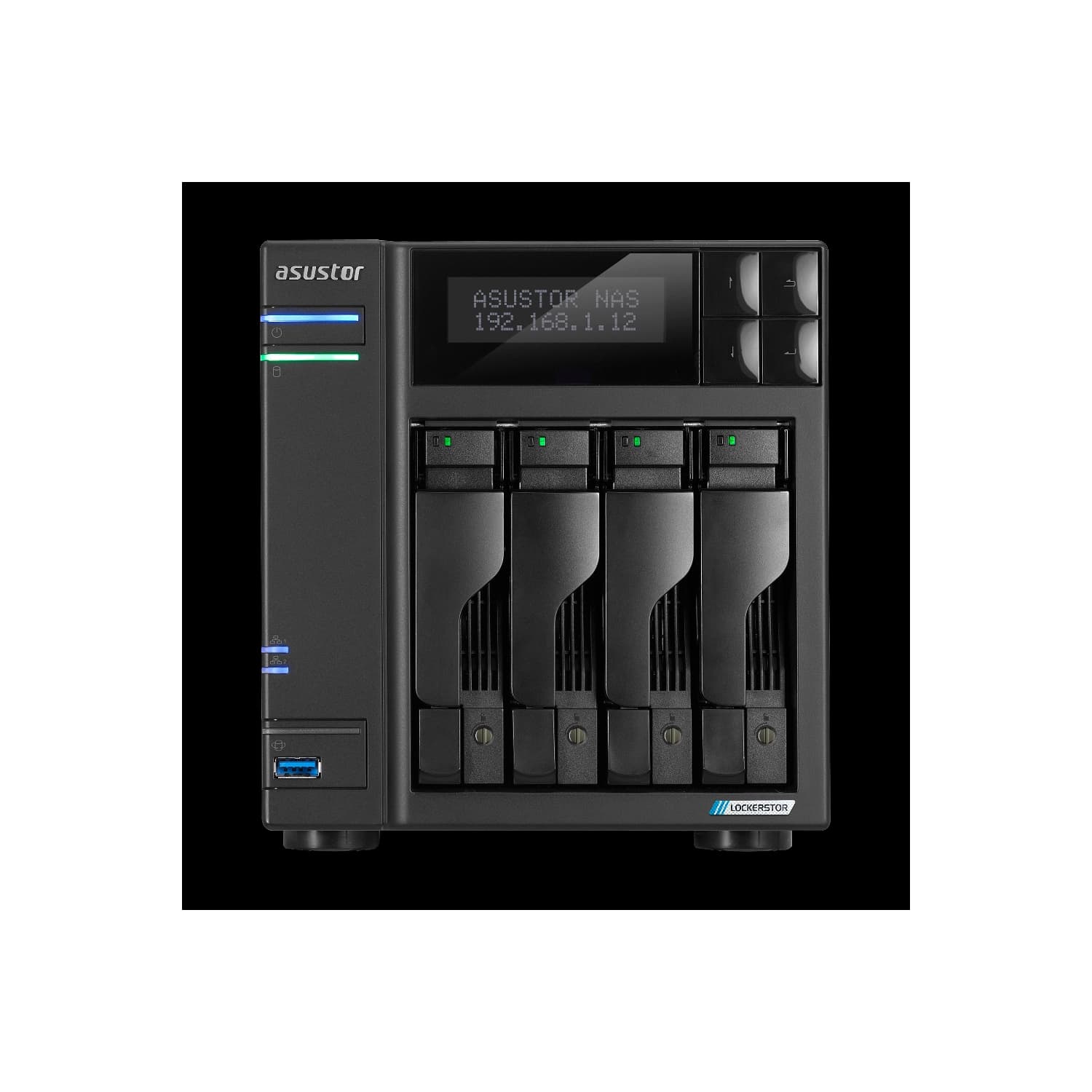 Asustor NAS Tower Lockerstor 4 Gen 3 AS6804T 4X3.5/2.5