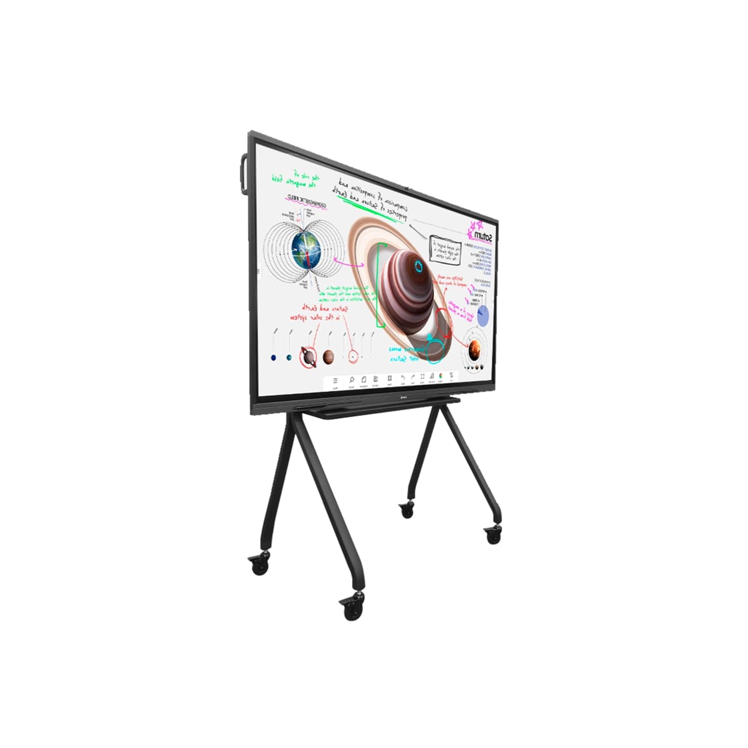 Rack Portátil Teros TE-9010S p/Pantalla 75" a 86" Black