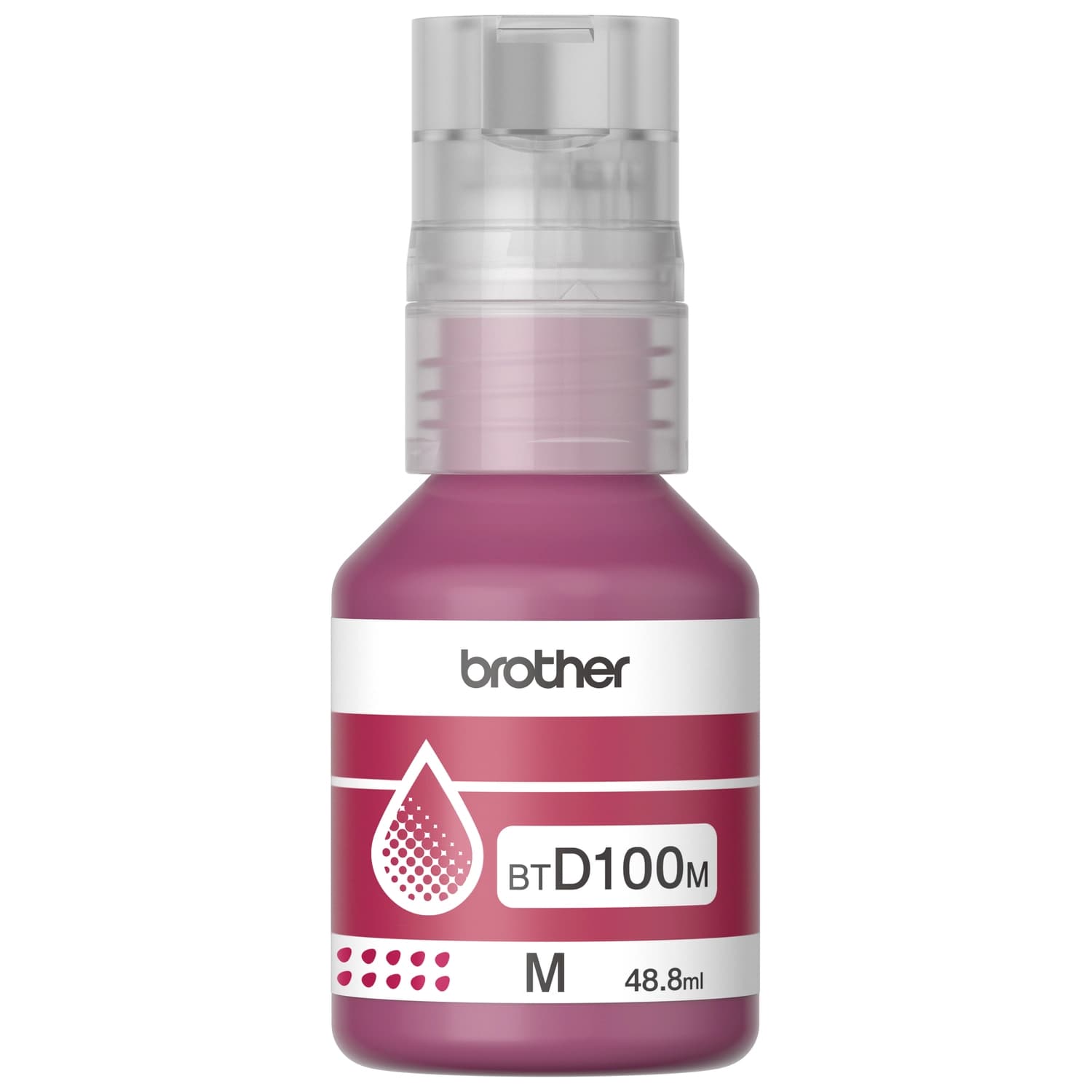 Botella de tinta Brother BTD100 Magenta