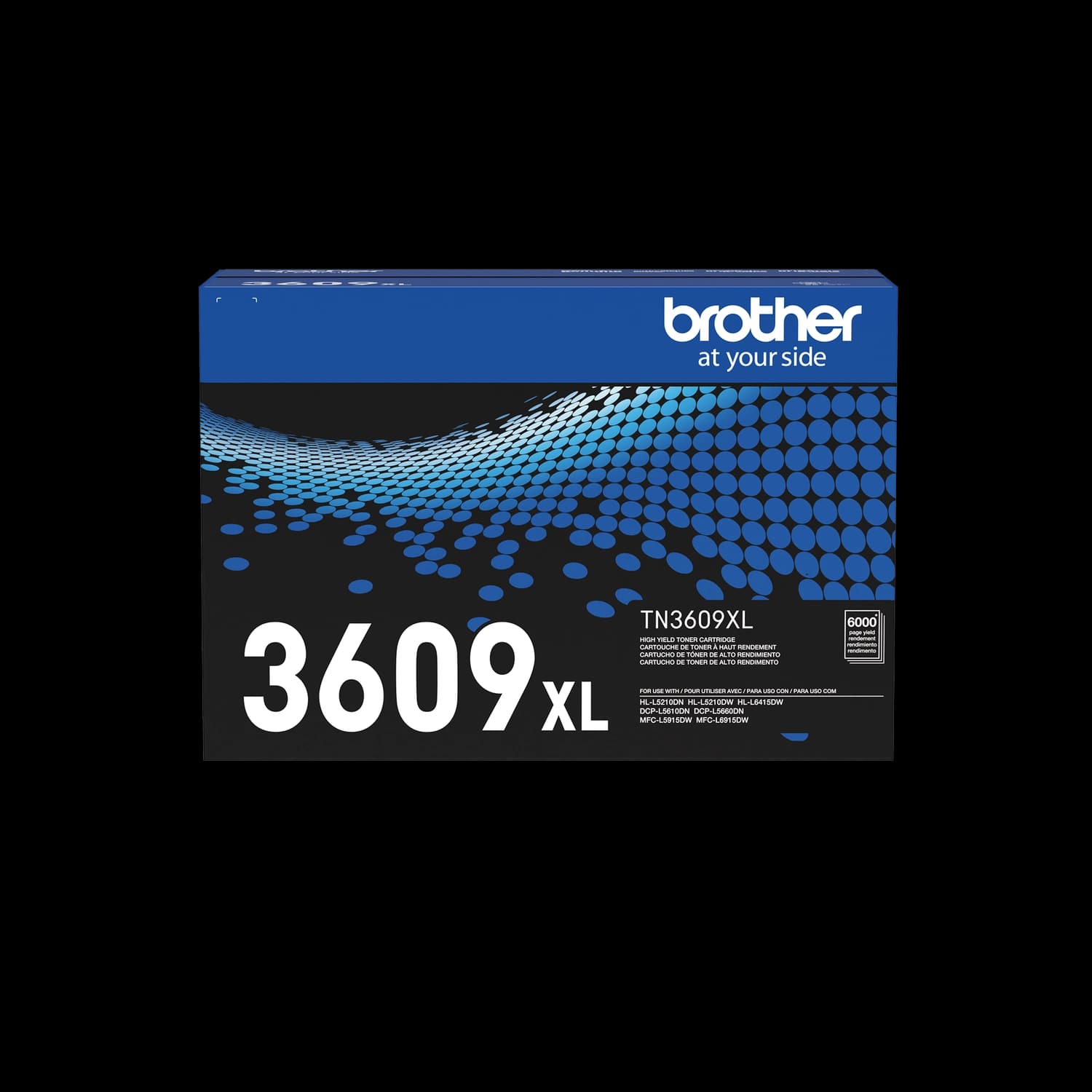 Cartucho Toner Brother TN3609XL Negro