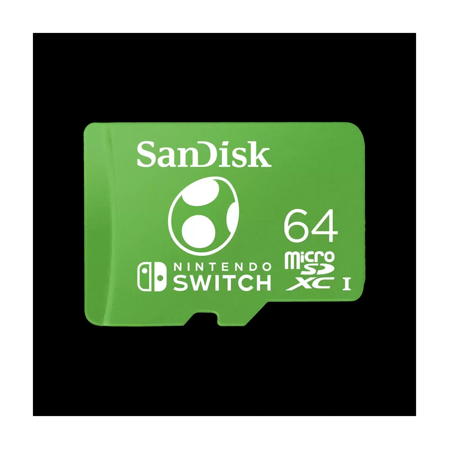 Tarjeta de Memoria Sandisk MicroSDXC 64GB UHS-I Card C10 U3 100Mb for Nintendo Switch Yoshi Edition