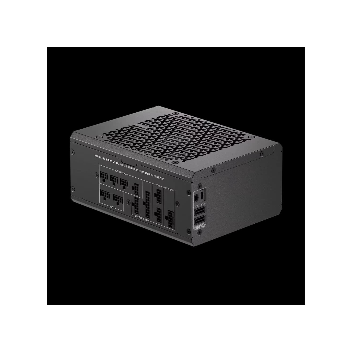 Fuente CORSAIR HX1200i SHIFT 1200w Platinum modular conexión lateral