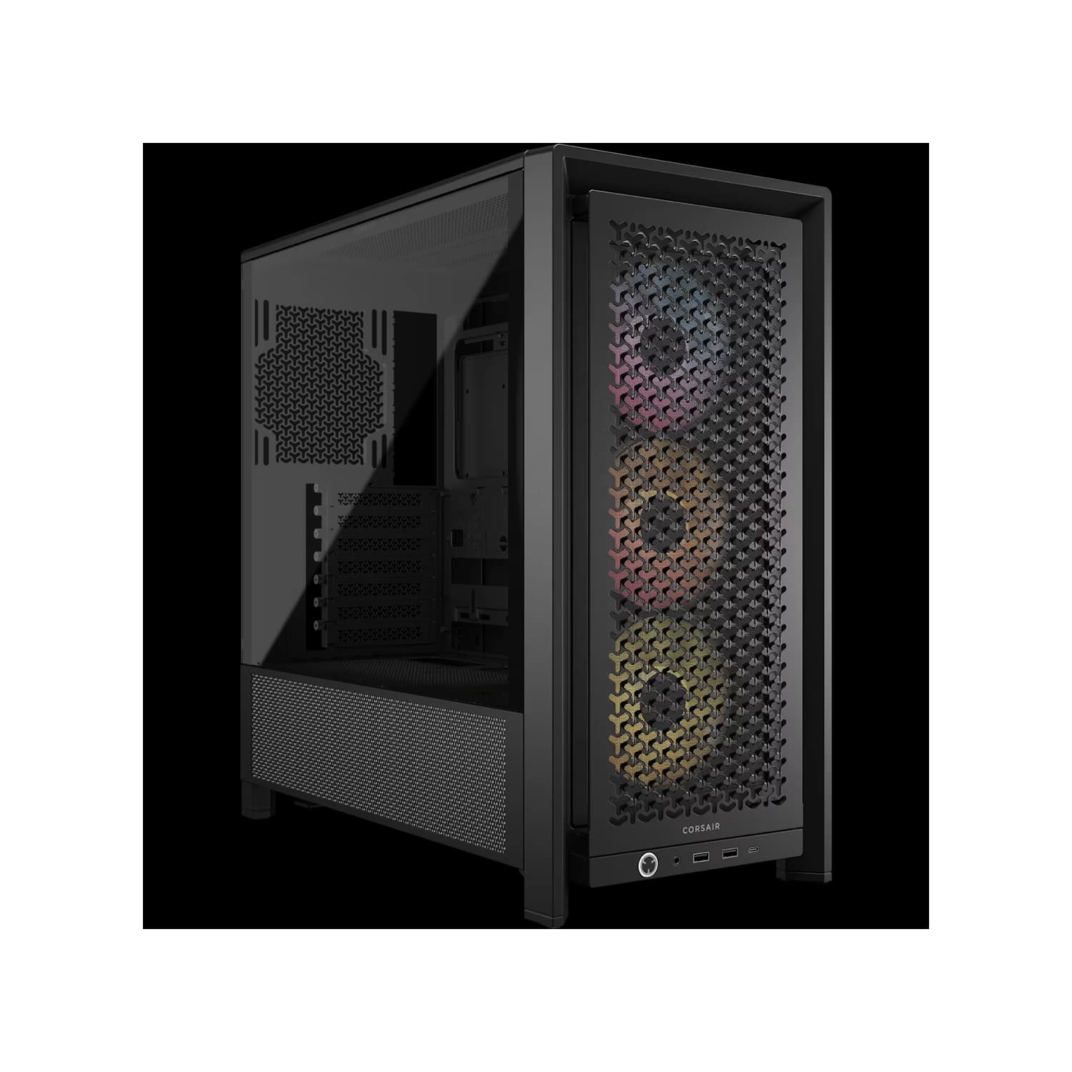 Gabinete CORSAIR FRAME 4000D RS ARGB Mid Tower Negro