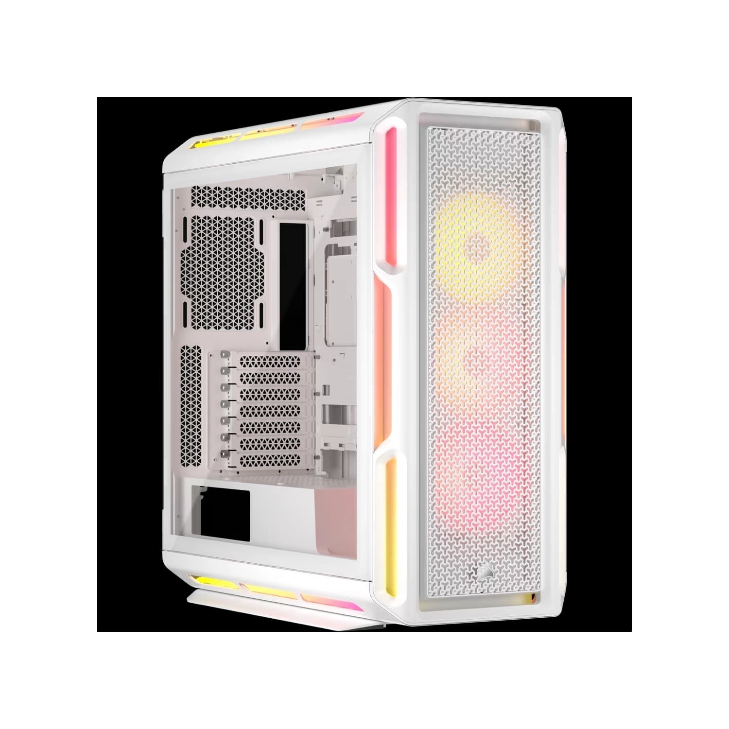 Gabinete CORSAIR iCUE LINK 5000T LX RGB Mid Tower blanco