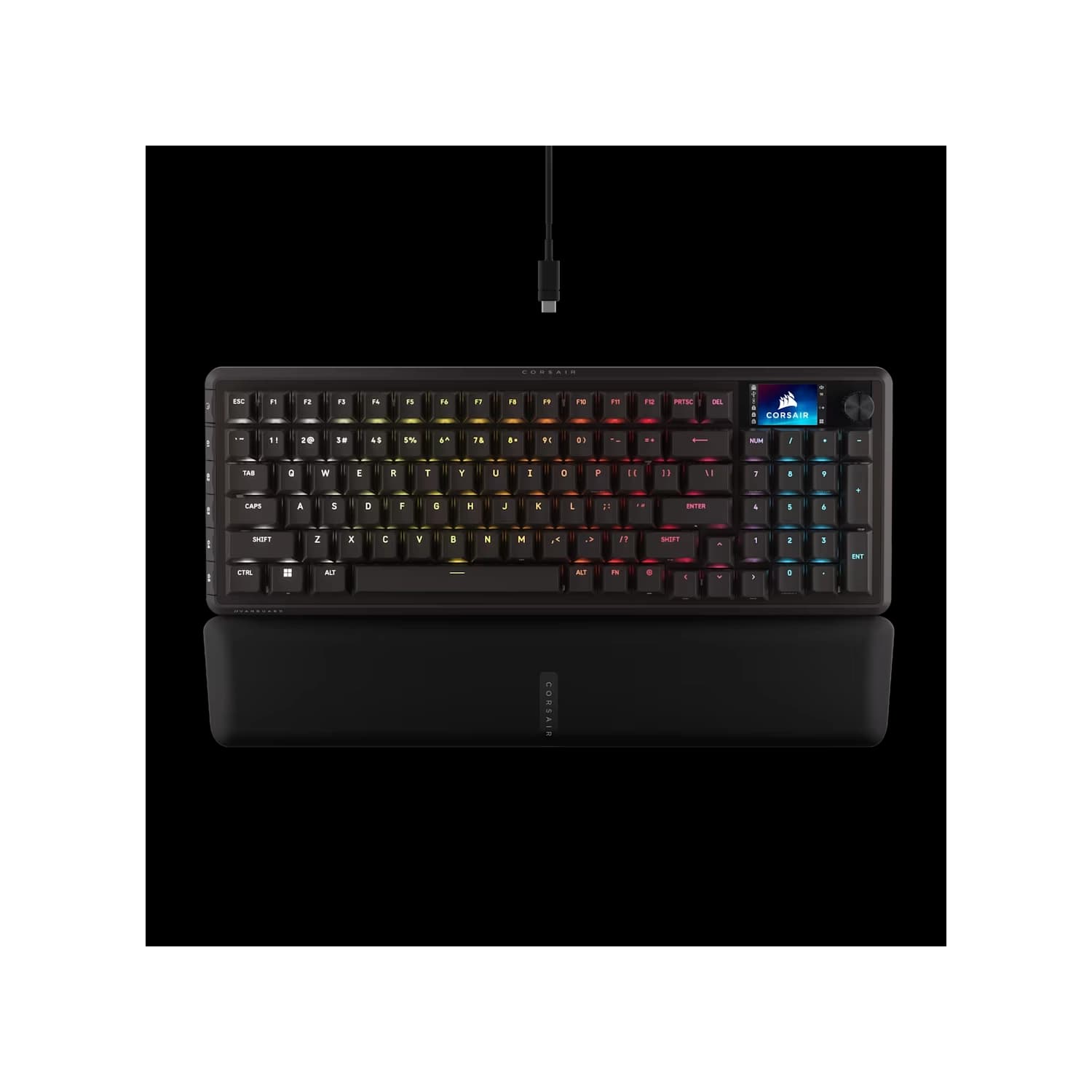 Teclado gamer mecanico Corsair Vanguard 96 MLX Plasma