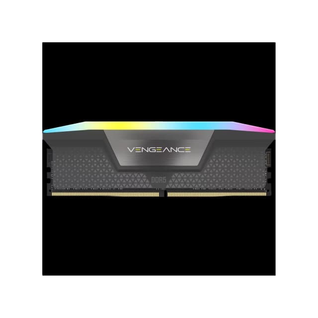 Memoria Ram UDIMM CORSAIR VENGEANCE 16GB DDR5 6000MHz CL36 1.35V (1 x 16GB) Negro RGB
