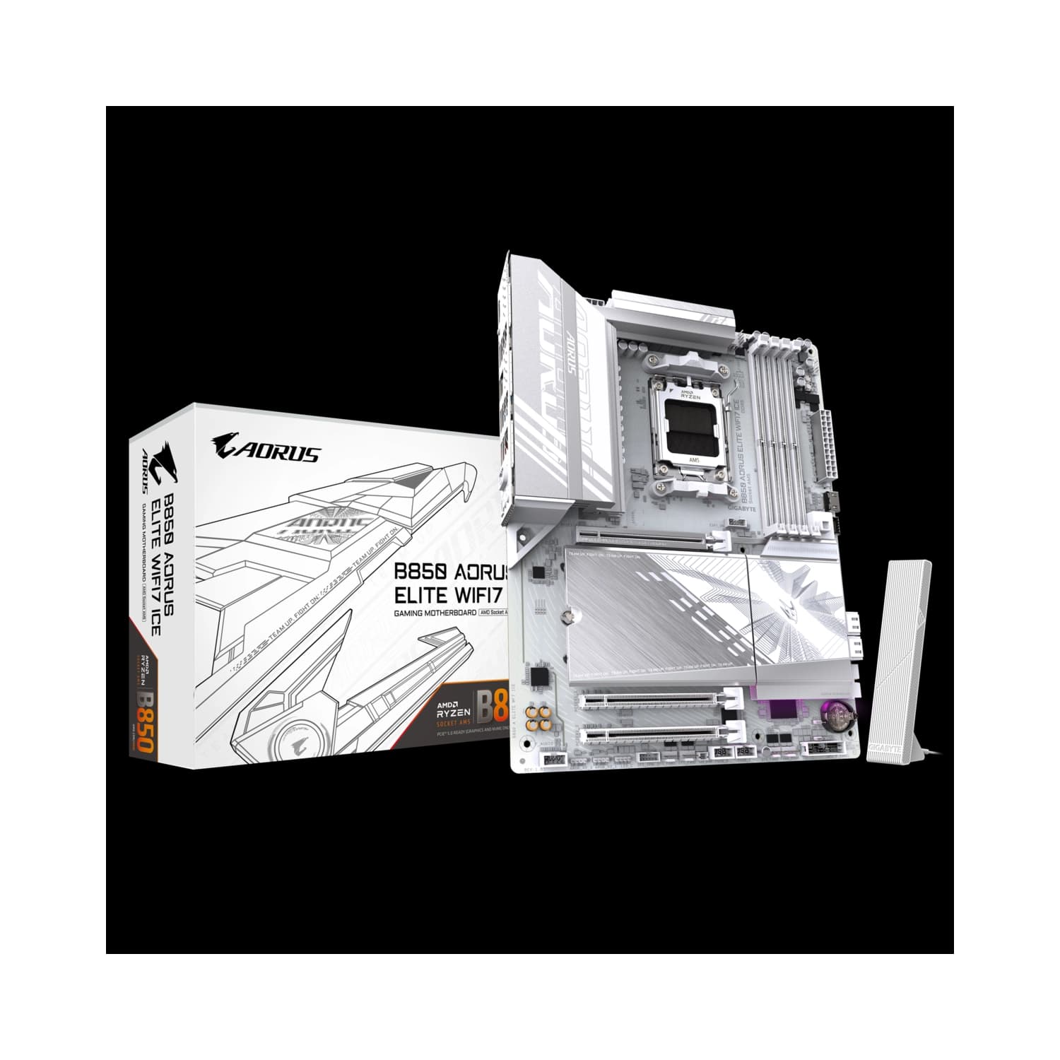 Motherboard GIGABYTE B850 AORUS ELITE WIFI7 ICE AM5 DDR5