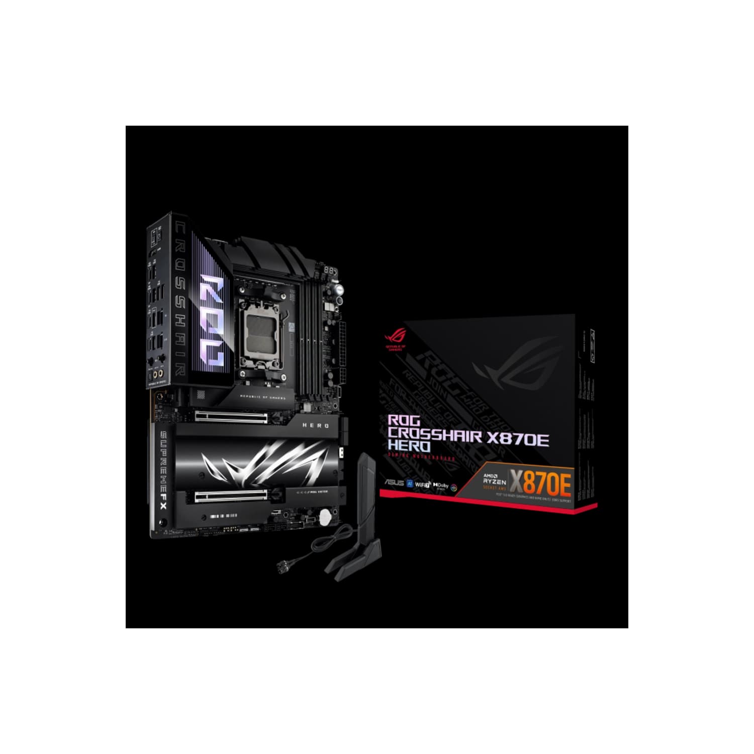 Motherboard ASUS ROG CROSSHAIR X870E HERO AM5 DDR5
