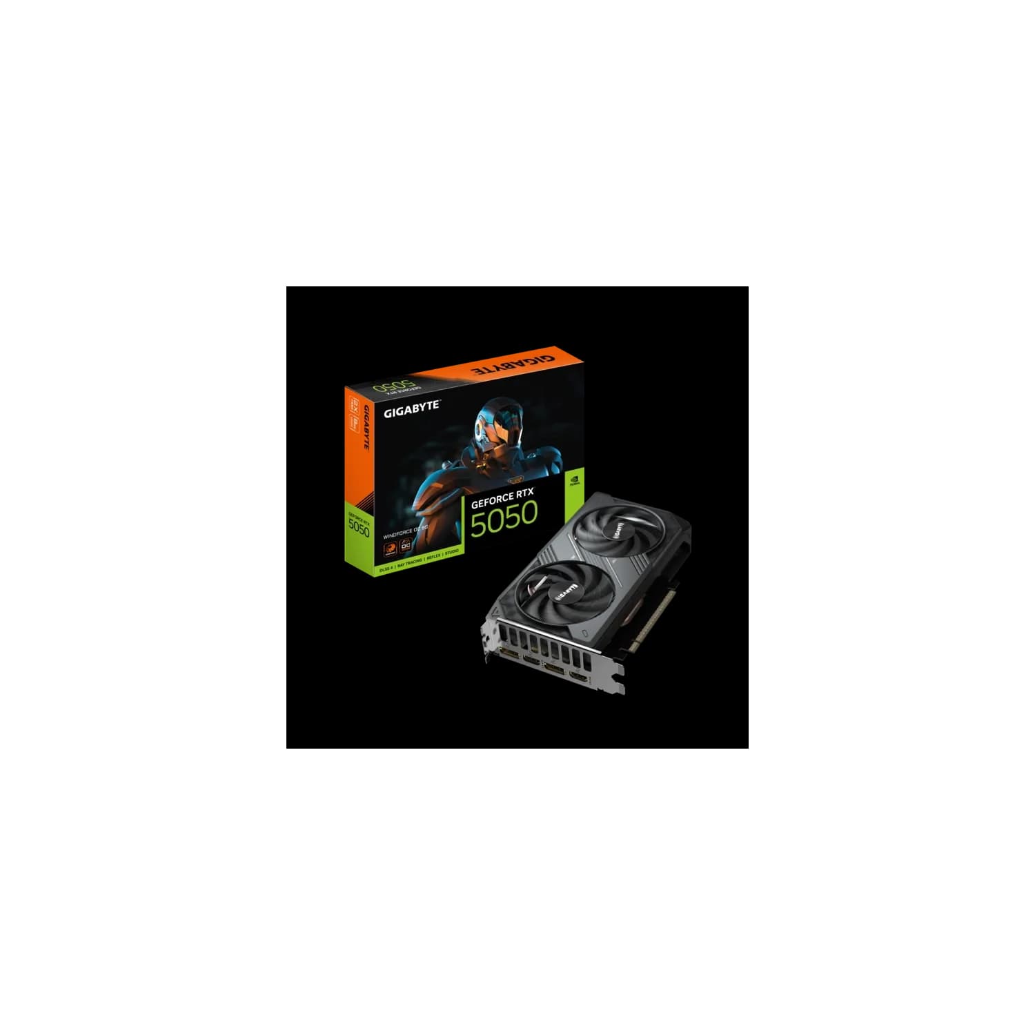 Placa de Video GIGABYTE NVIDIA GeForce RTX 5050 WINDFORCE OC 8G