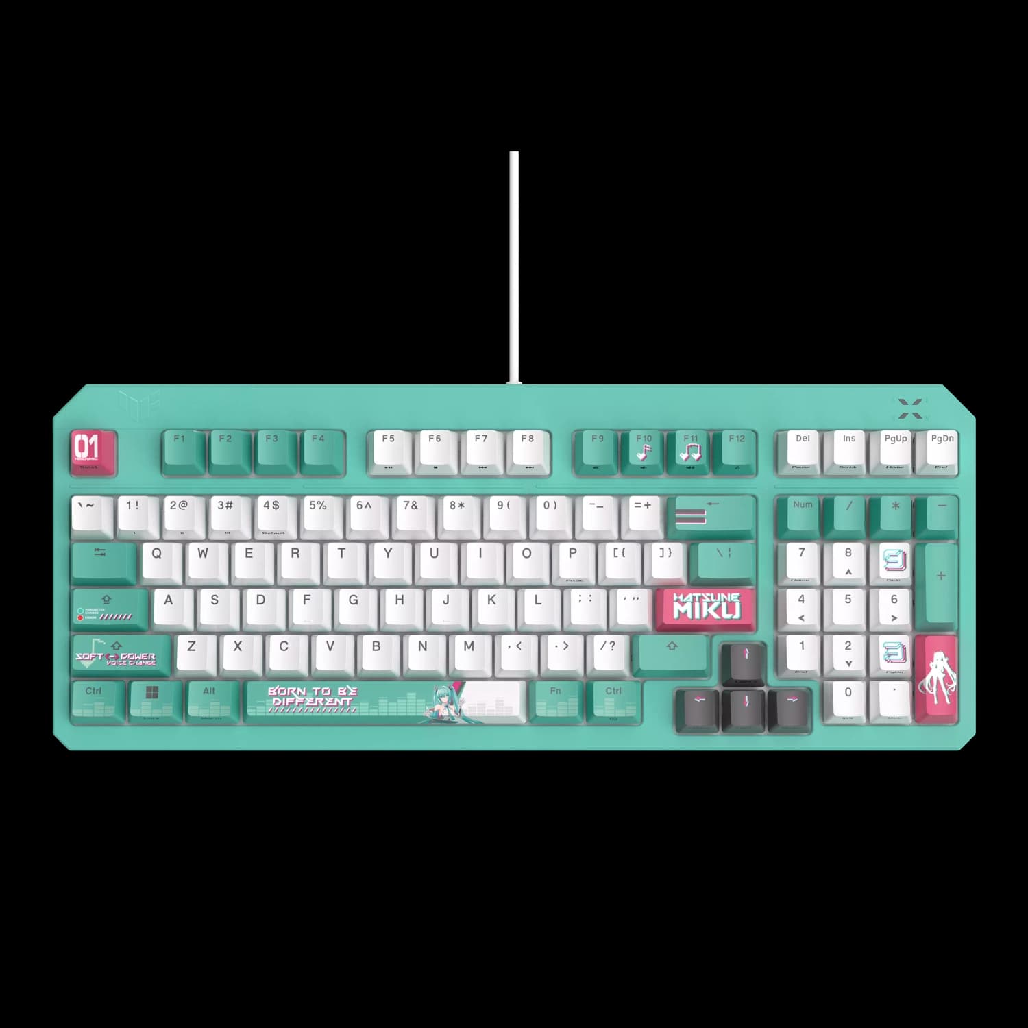 Teclado ASUS RA09 TUF GAMING K3 GEN II HATSUNE MIKU EDITION