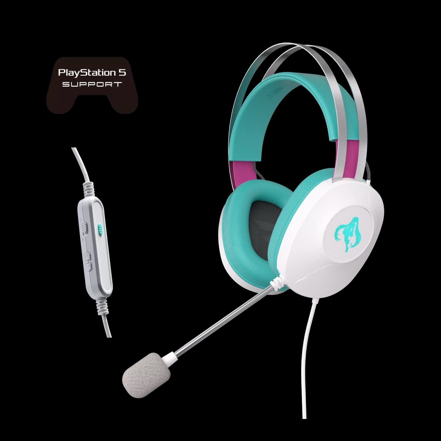 Auricular ASUS A303 TUF GAMING H1 GEN II HATSUNE MIKU EDITION