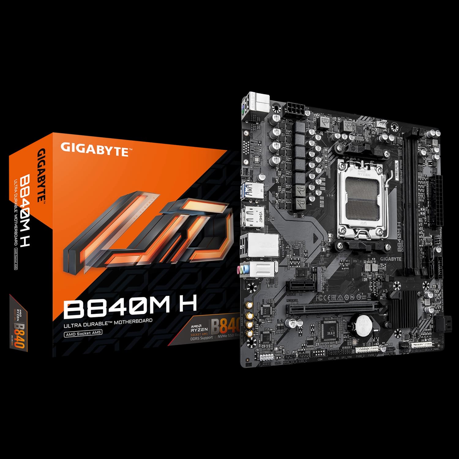 Motherboard GIGABYTE B840M H AM5 DDR5