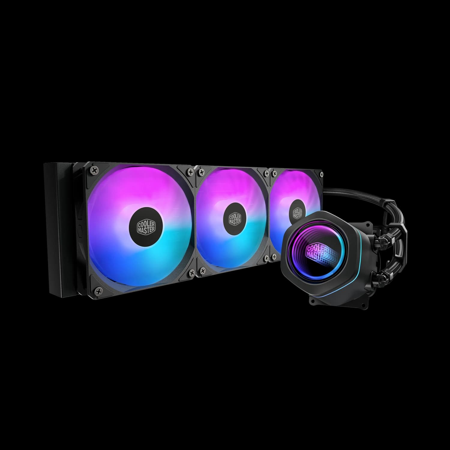 Water Cooler Cooler Master MasterLiquid Core Nex 360 3 Fans 120mm ARGB Black