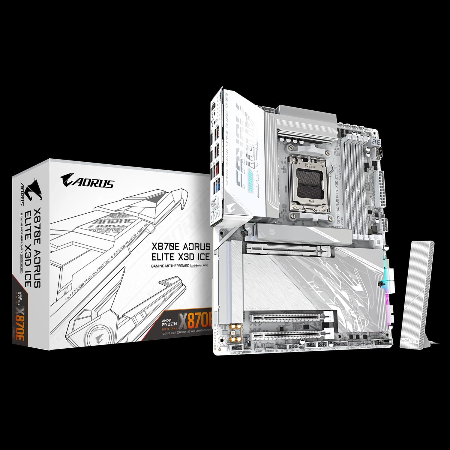 Motherboard GIGABYTE X870E AORUS ELITE X3D ICE AM5 DDR5