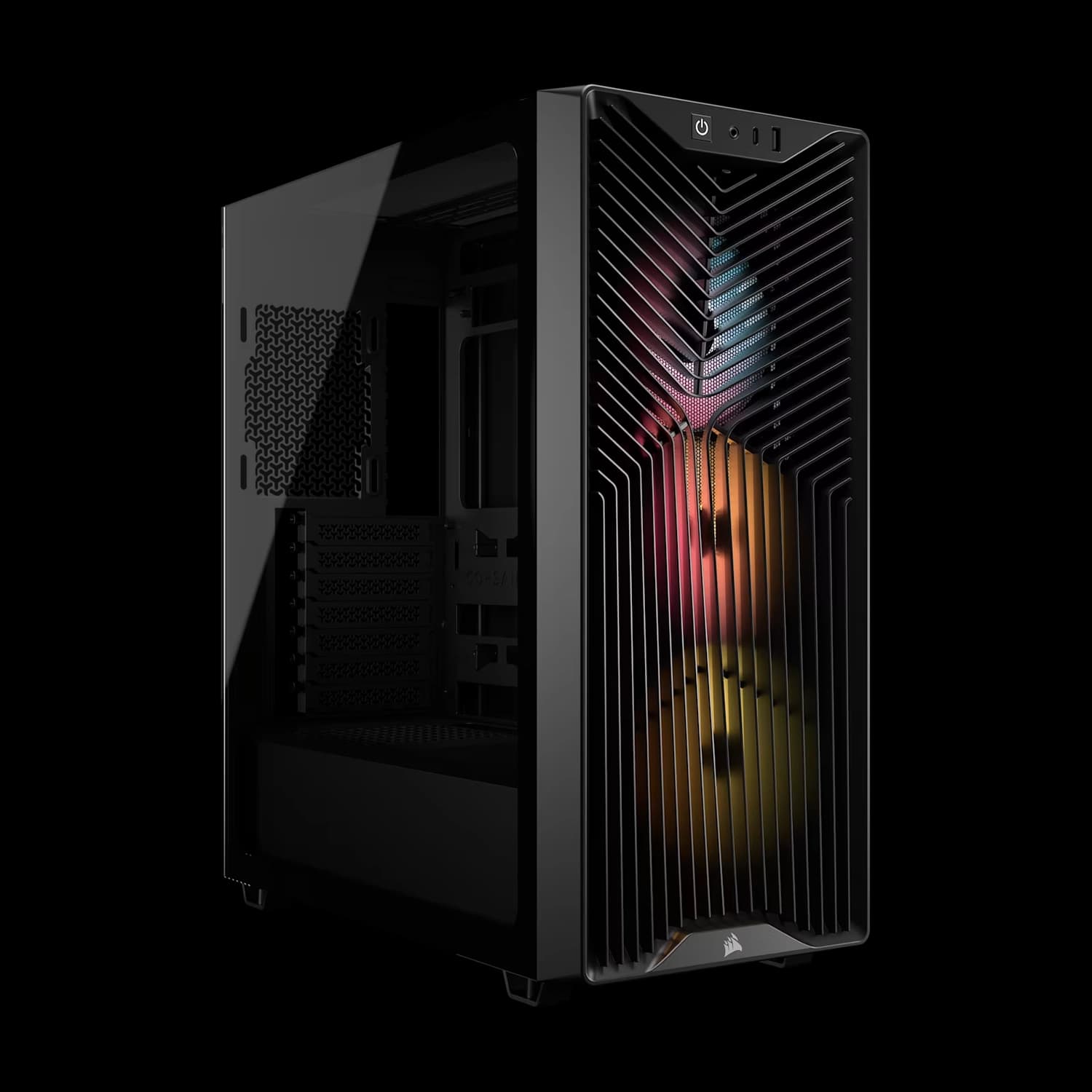 Gabinete CORSAIR 3200D RS ARGB Mid-Tower Performance Case Negro