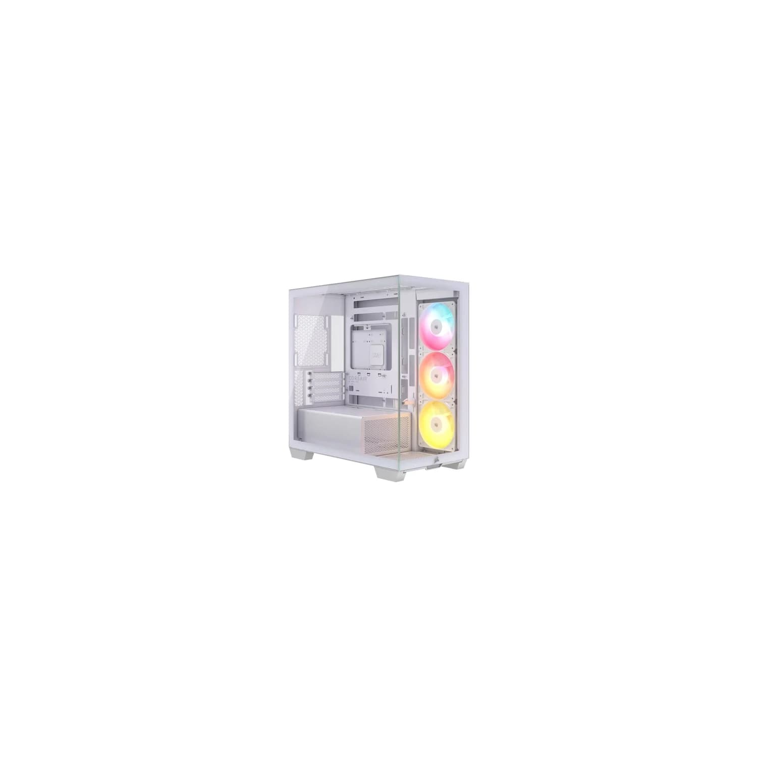 Gabinete CORSAIR 2800X RS-R ARGB Panoramic Glass Micro-ATX Case Blanco