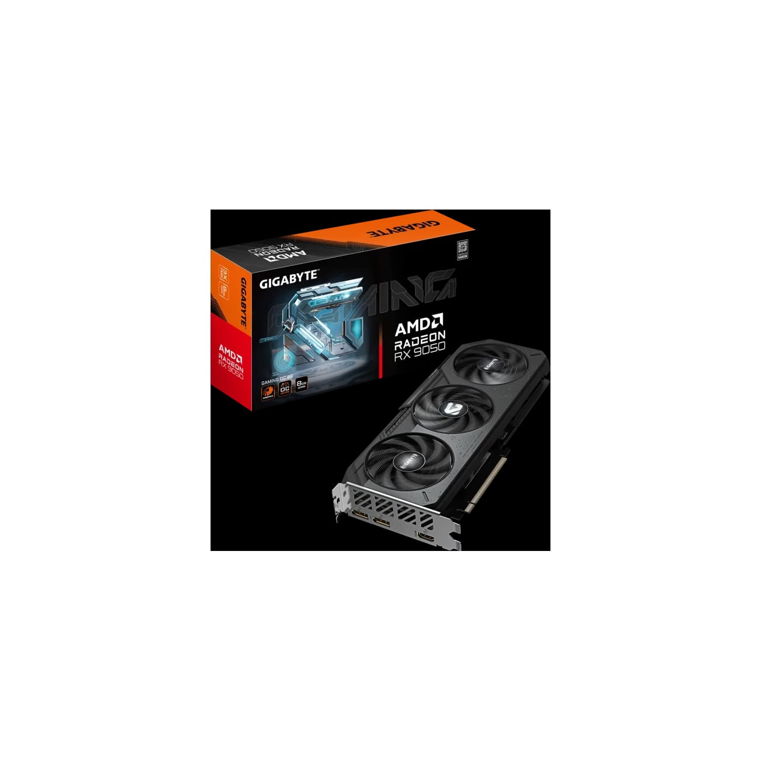Placa de Video GIGABYTE Radeon RX 9050 GAMING OC 8G