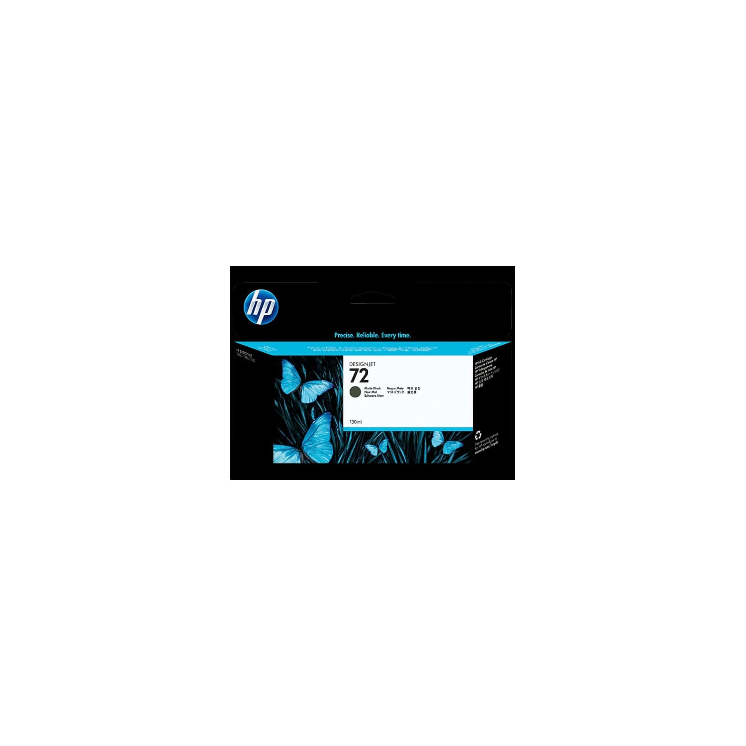Cartucho de Tinta  Plotter HP 72  Negra Mate