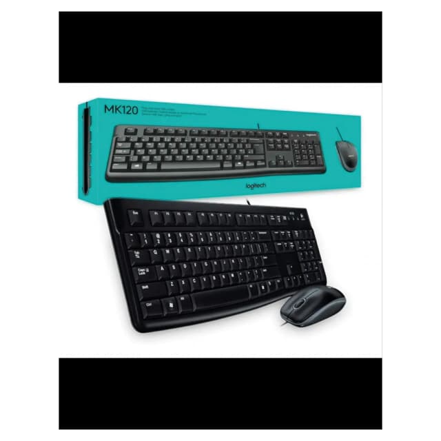 Combo Teclado y Mouse Logitech  MK120 Español