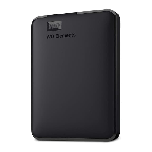 Disco Externo HDD WESTERN DIGITAL Elements 2TB USB 3.0 Tipo A Negro