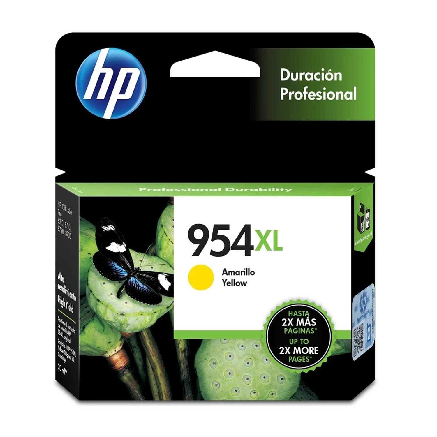 Cartucho de Tinta HP 954XL Amarillo Alto Rendimiento