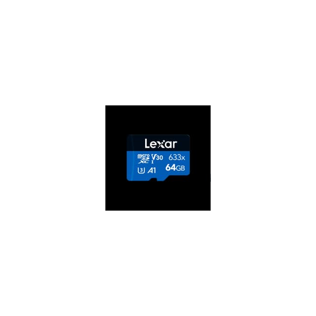 Tarjeta microSDXC Lexar 633x 64GB UHS-I C10 sin adaptador