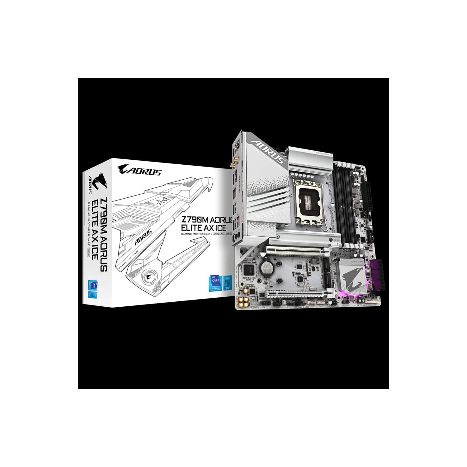 Motherboard GIGABYTE Z790M AORUS ELITE AX ICE LGA1700 DDR5