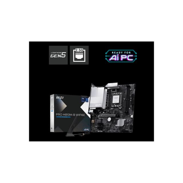 Motherboard MSI PRO H810M-B WIFI6E LGA 1851 DDR5