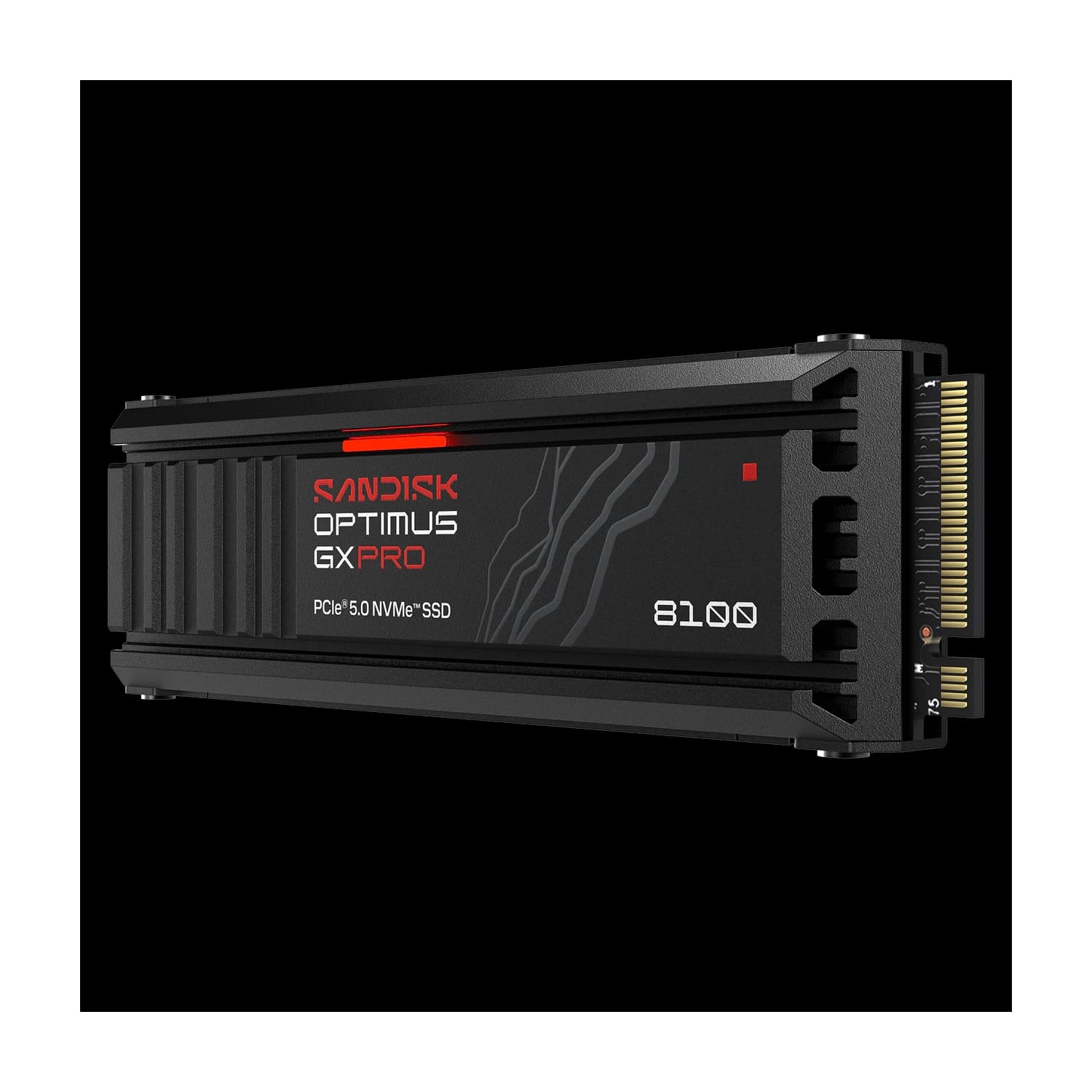 Disco Interno SSD Sandisk Optimus GX PRO 8100 1TB M.2 2280 NVMe PCIe 5.0 14900MB/s c/Disipador