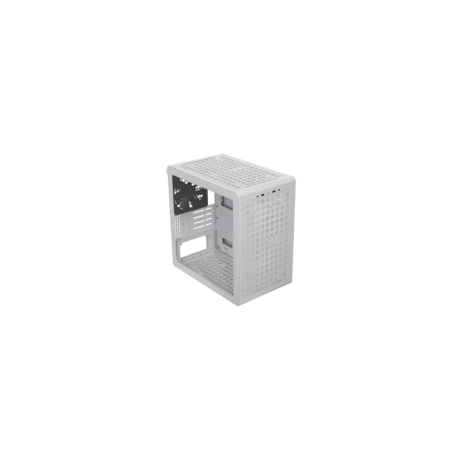 Gabinete Cooler Master Q300L V3 Mini Tower 1 Fan 140mm Tempered Glass White s/Fuente